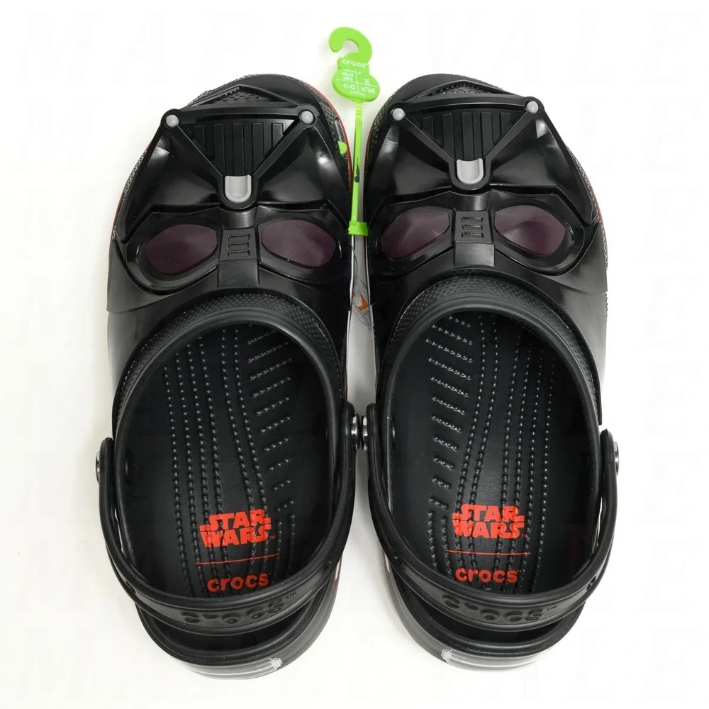 Star Wars Crocs Darth Vader Classic Clog Men's Sz 8 / Wmns 10 - Black 211774-90H